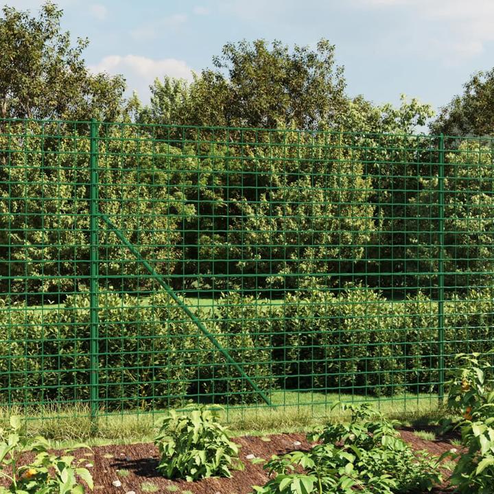 Image du produit VidaXL Maschendrahtzaun Grün 1,6x10 m Verzinkter Stahl, Farbe
