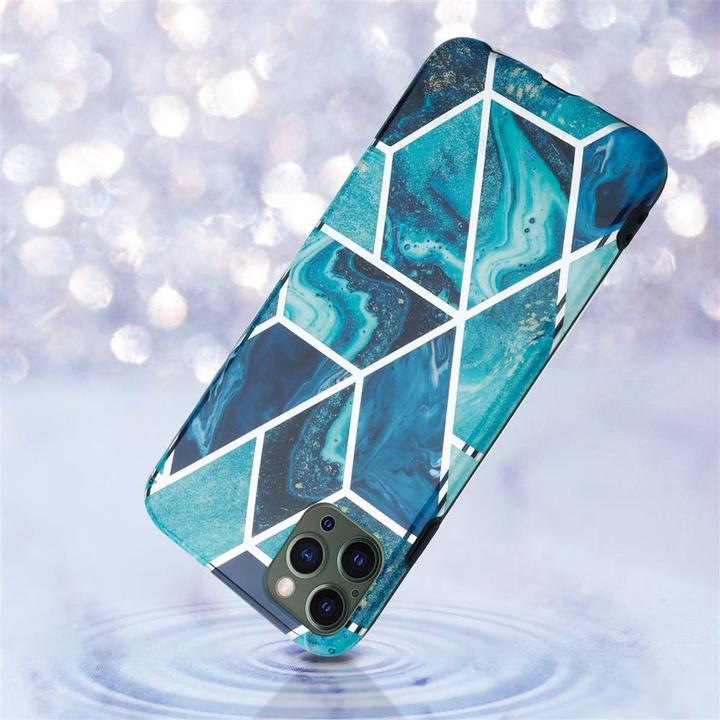 Actual product image Cadorabo IMD TPU Colorful Marble Cover (Apple iPhone 12 Pro Max)