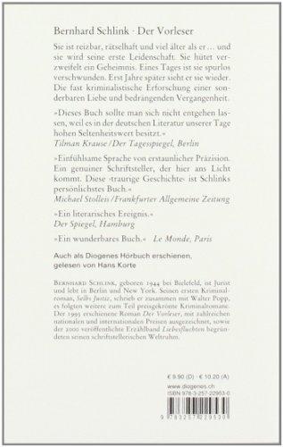 Immagine prodotto Der Vorleser (Tedesco, Bernhard Slim, 2015)