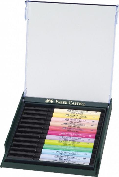 Actual product image Faber-Castell Pitt Artist Pen Brush (Multicoloured, 12 x)