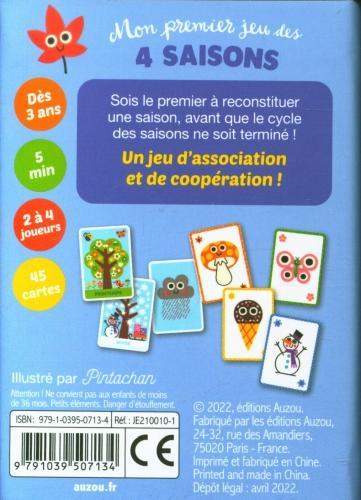 Actual product image Mon premier jeu des 4 saisons : associe et coopère! (French)
