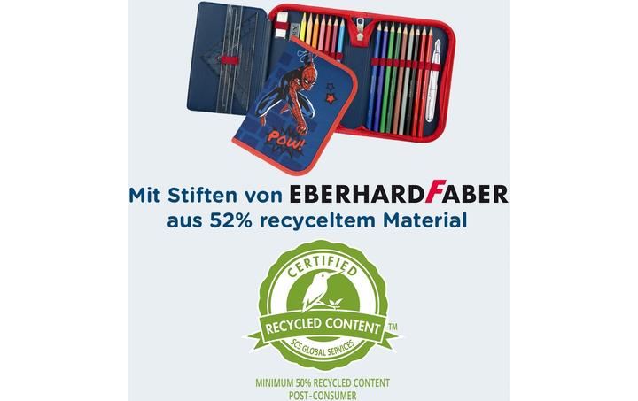Actual product image Scooli Case filled Spider-Man