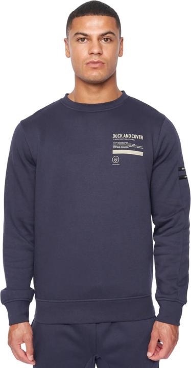 Actual product image Duck and Cover Mens Jennerkins Crew Neck Jumper (M)