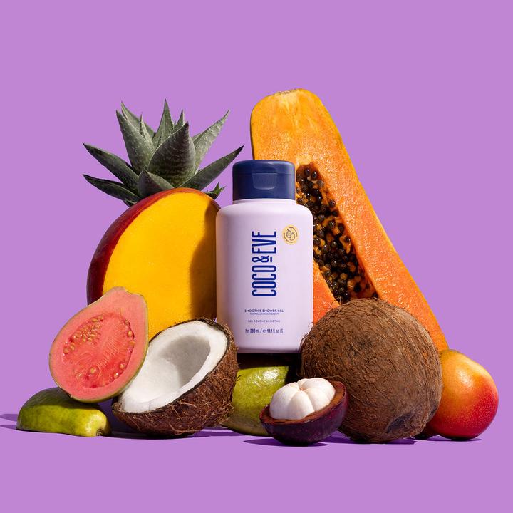 Immagine prodotto Coco & Eve Glow Figure Smoothie Shower Gel al profumo di mango tropicale, lavaggio idratante per il corpo con (300 ml)