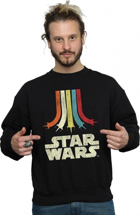 Actual product image Star Wars Mens Rainbow Sweatshirt (M)
