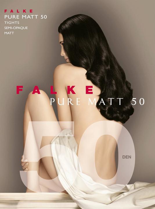 Actual product image Falke Pure Matt 50 (3-pack) tights, colour 6179 navy, size 40-42 (50 DEN, 40 - 42)