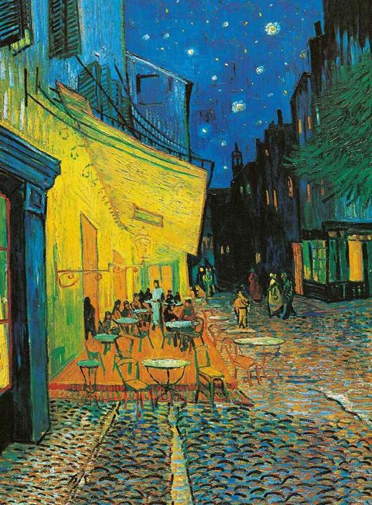 Produktbild Tushita Vincent van Gogh - Cafe d-Arles (Blanko, Harter Einband)