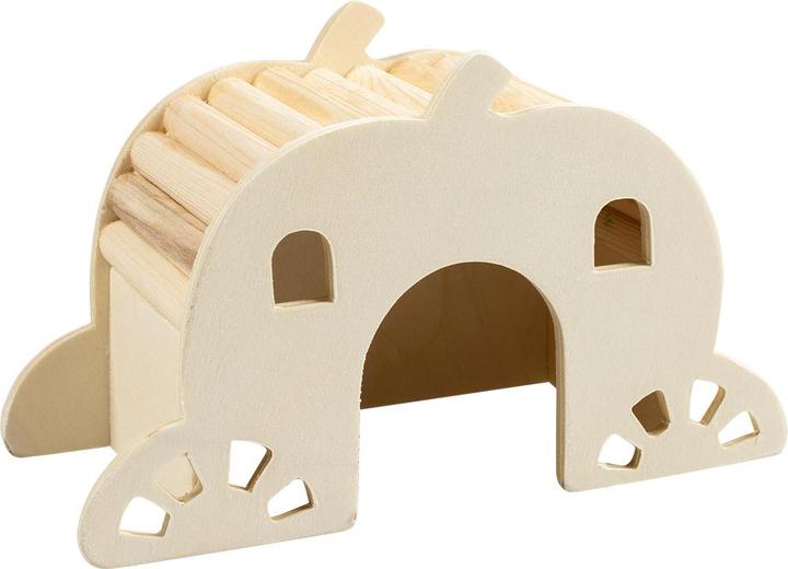 Produktbild Duvoplus Nagerspielzeug Holzhaus mit Brücke