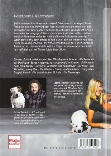 Produktbild Kastration und Verhalten beim Hund (Deutsch, Sophie Strodtbeck, Udo Ganslosser, 2021)