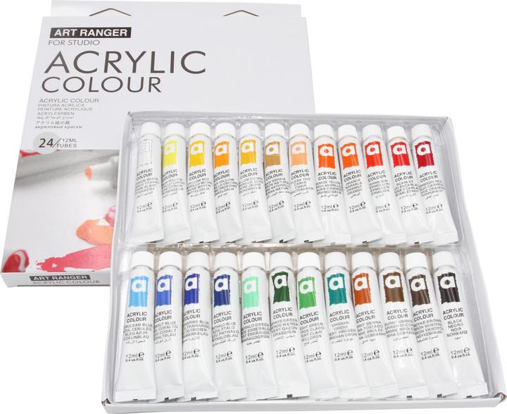 Art Ranger Set 24x12ml di colori acrilici MAGI-Studio (Multicolore, 288 ml)