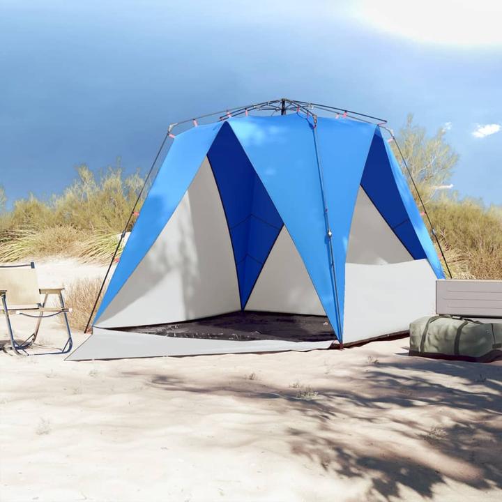 Immagine prodotto VidaXL Tenda da spiaggia 4 persone a sgancio rapido impermeabile (tenda da spiaggia, 5.80 kg, 4 persone)