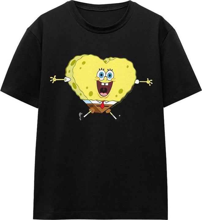 Produktbild Spongebob Squarepants HeartShaped TShirt Valentinstag (M)