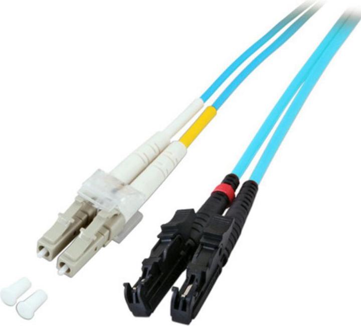 Image du produit EFB Elektronik O0315.5 5m LC E-2000 (APC) Turquoise Câble fibre optique (LSOH, CAT7a, 5 m)