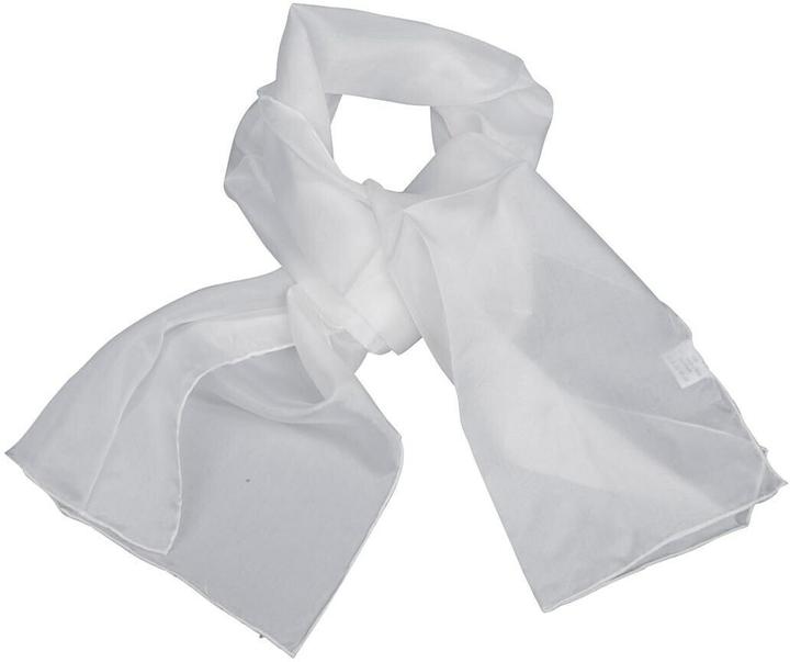Actual product image Creativ Company Seidenschal 35 x 130 cm, 1 Stück, Weiss