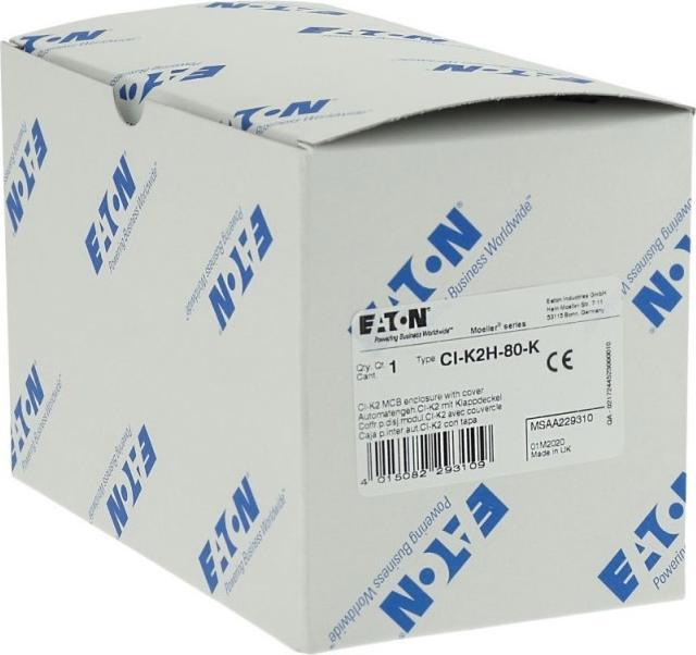 Immagine prodotto Eaton Electric GmbH Alloggiamento per distributore automatico con coperchio incernierato CI-K2H-80-K (Case)