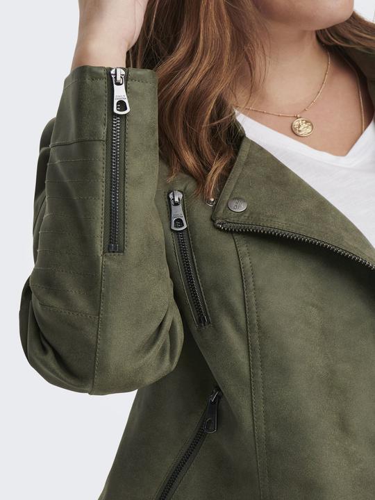 Actual product image Only Curvy biker jacket faux leather jacket (48)