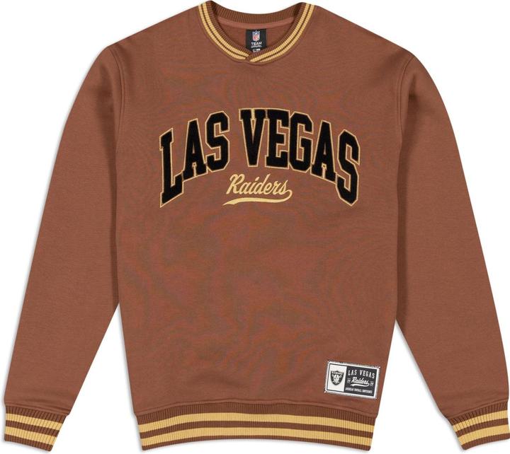 New Era Fleece Pullover - NFL Las Vegas Raiders braun - XXL (XXL)