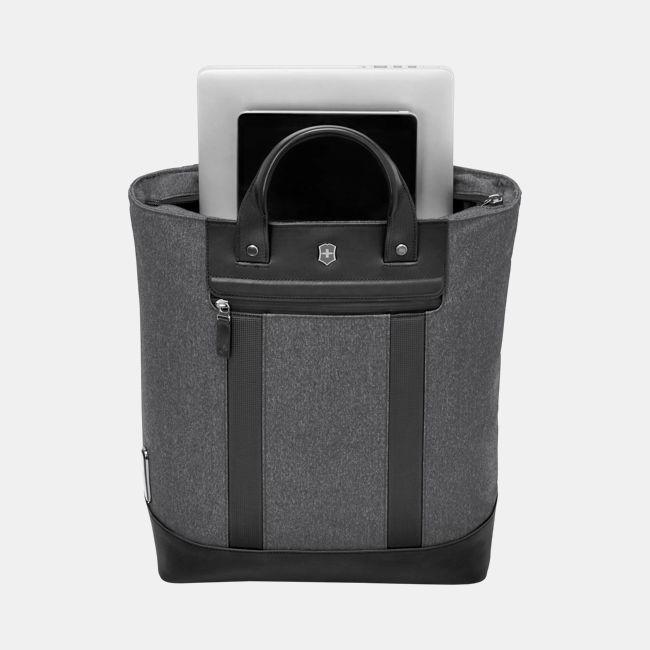 Actual product image Victorinox Architecture Urban2, 2-Way Carry Tote, Melange Grey/Black (20 l)