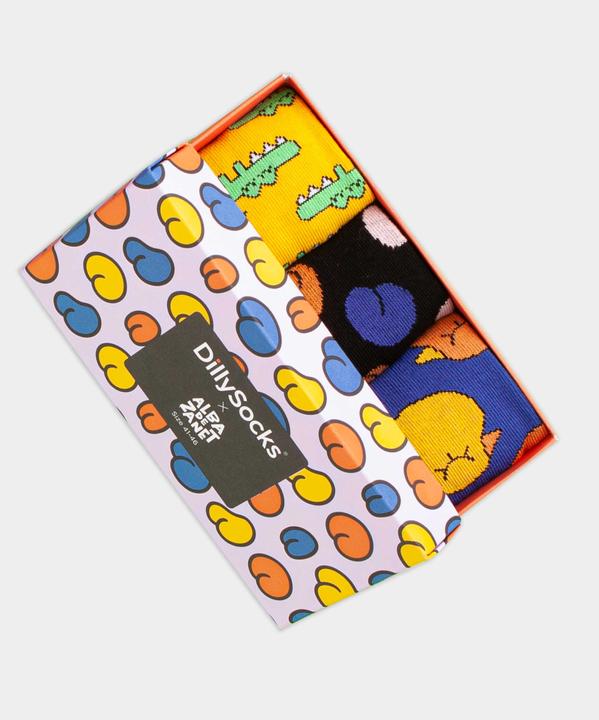 DillySocks Alba De Zanet BOX (3er Pack, 41 - 46)