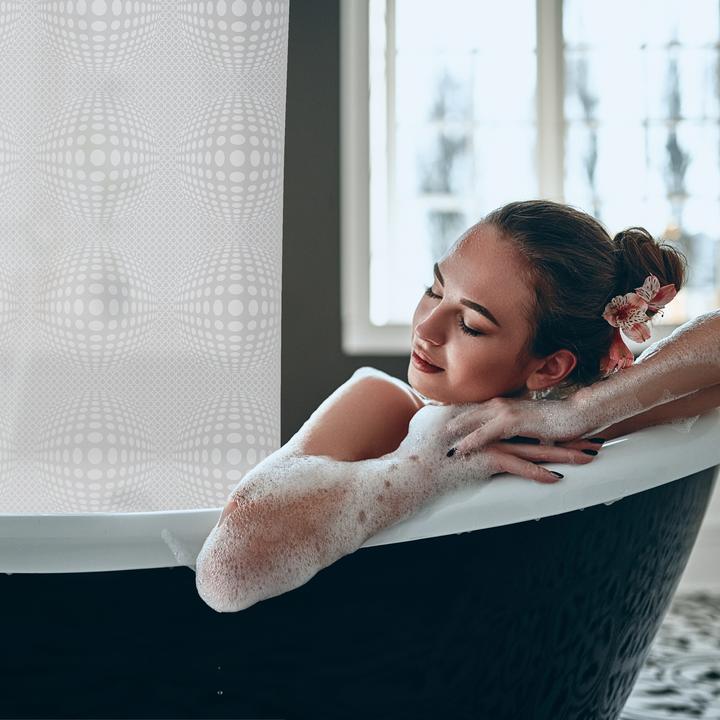 Actual product image Relaxdays Shower roller blind (140 x 4.5 x 245 cm)