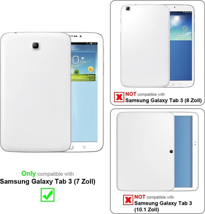 Produktbild Cadorabo Handykette für Samsung Galaxy Tab 3 (7 Zoll) Necklace Hülle mit verstellbarem Kordelband