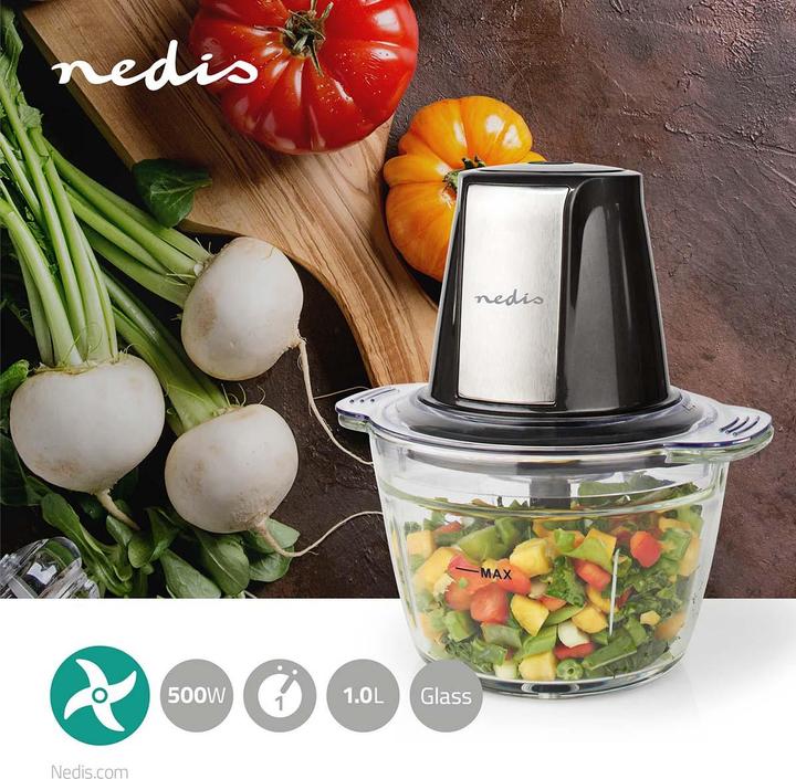 Image du produit Nedis Broyeur pour aliments (1000 ml, 500 W)