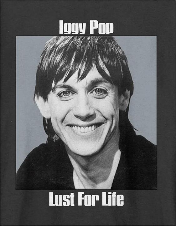 Actual product image Amplified Unisex Adult Lust For Life Iggy Pop T-Shirt (XS)