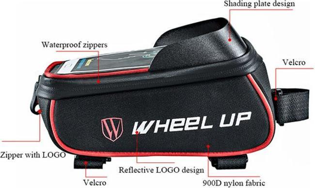 Image du produit Wheel Up Support vélo pour téléphones portables jusqu'à 6 pouces