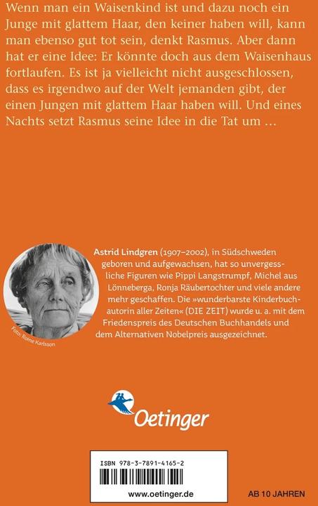 Produktbild Rasmus und der Landstreicher (Deutsch, Astrid Lindgren, Katrin Engelking, Horst Lemke, Thyra Dohrenburg, 2008)