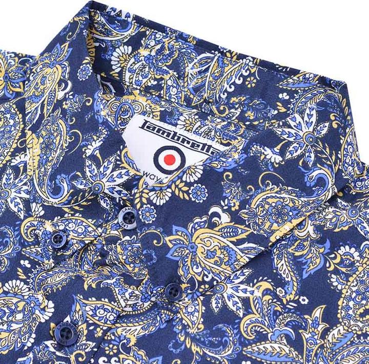 Immagine prodotto Lambretta Camicia Paisley Maniche Corte Uomo (S)
