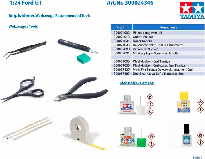 Produktbild Tamiya Bausatz Ford