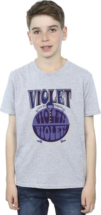 Actual product image Willy Wonka & the Chocolate Factory Boys Violet Turning Violet T-Shirt (140, 146)