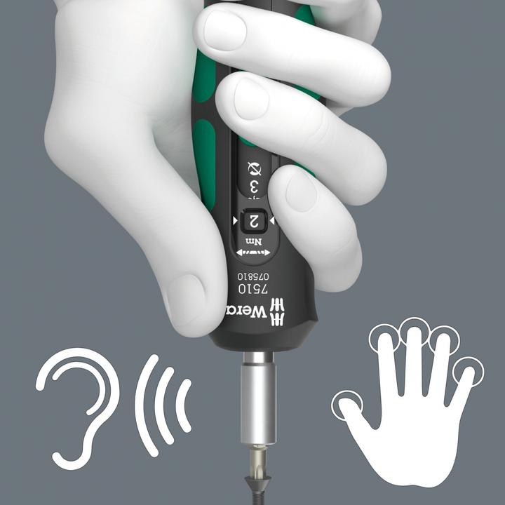 Actual product image Wera 7515 Kraftform Safe-Torque Speed 2-6 Nm (External hexagon)