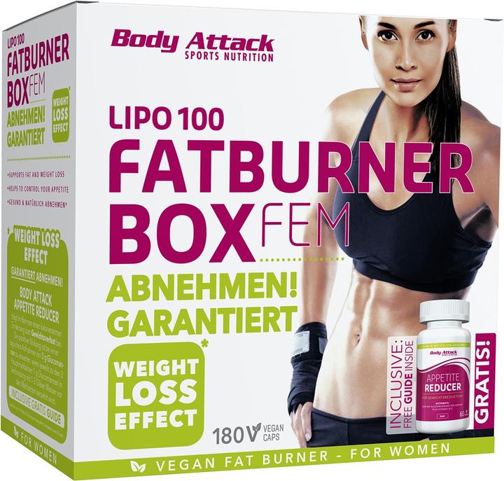 Produktbild Body Attack Fatburner Box FEM (155 g)