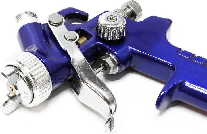Image du produit Wiltec Pistolet à peinture HVLP H2000P avec buse de 0.8 / 0.5 mm