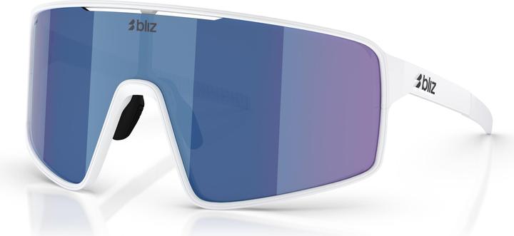 Grigio con specchio blu, Bianco