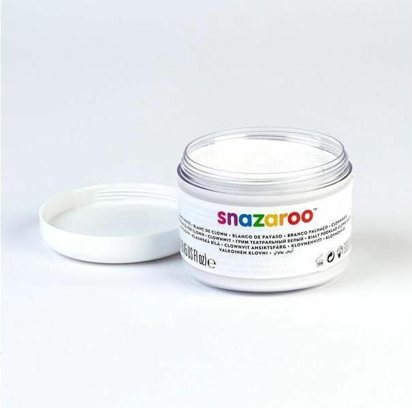 Actual product image Snazaroo Make Up Paint Clowns white 250ml