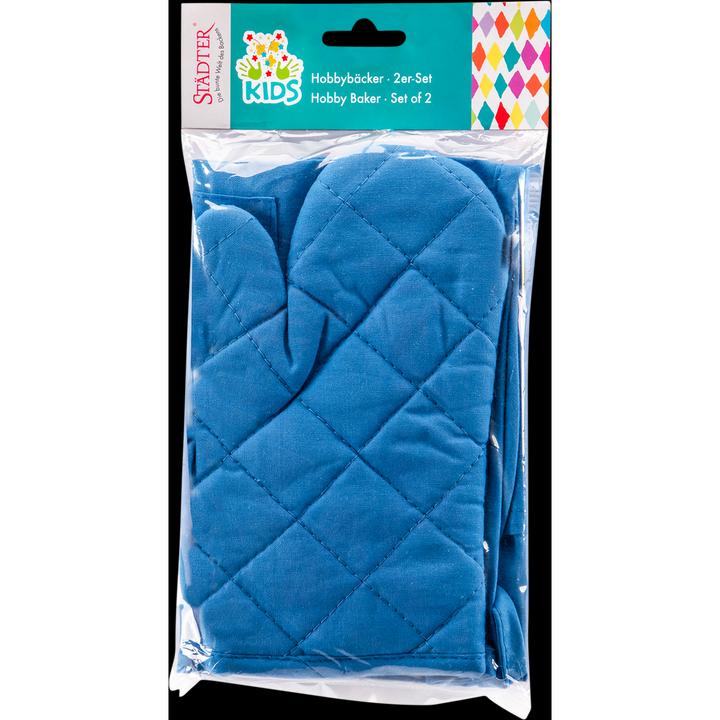 Immagine prodotto Städter Tablier et gant pour enfant - Bleu (2pz)