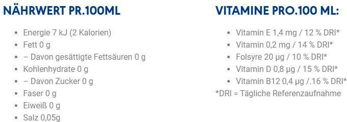 Valeurs nutritives et ingrédients State Vitamine+, Citrus/Elderflower (Agrumes, 1 x)