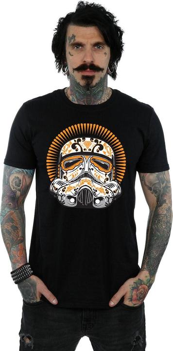 Actual product image Star Wars Mens Stormtrooper Dia De Los Muertos T-Shirt (XL)