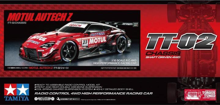 Produktbild Tamiya Motul Autech Z 2023 TT-02 (Kit)
