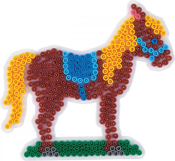 Actual product image Hama Perlen Pin plate horse