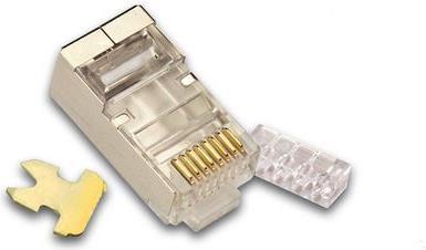 Produktbild Wirewin RJ-45 Modularstecker, 100er Pack (Netzwerkkabel Stecker)