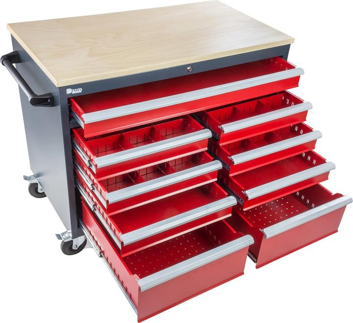 Produktbild Dema Mobile Werkbank Werkzeugwagen 112x61x93 cm (61 cm, 112 cm)
