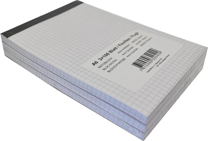 Image du produit Office Bloc-notes (A6, Quadrillé)