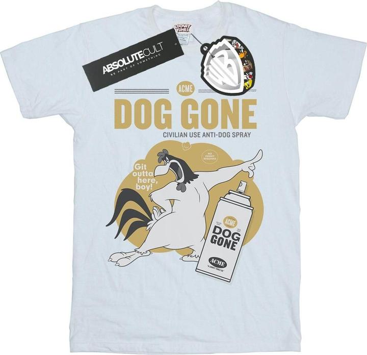 Actual product image Looney Tunes Womens/Ladies Dog Gone Foghorn Leghorn Cotton Boyfriend T-Shirt (XL)