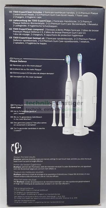 Actual product image Philips Sonicare ExpertClean 7300 (Sonic toothbrush)