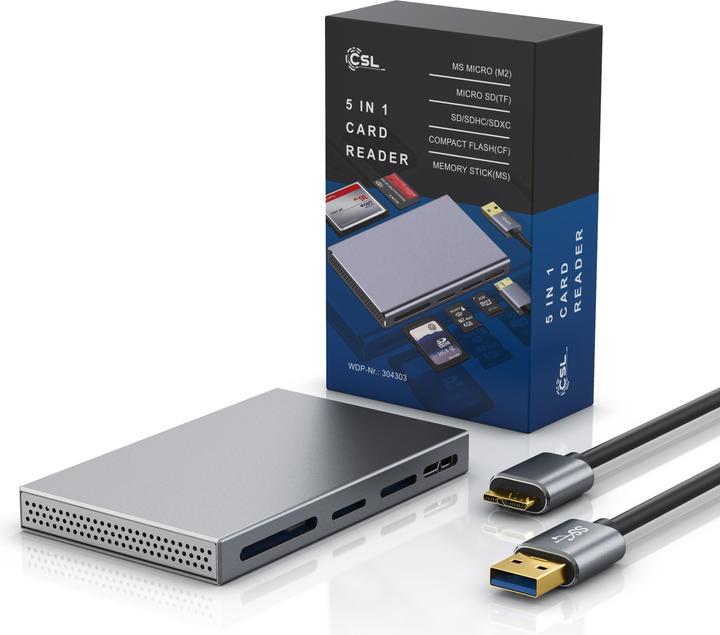 Produktbild CSL USB 3.0 Kartenleser (Micro USB)