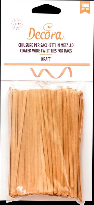 Produktbild Decora Fermetures pour sachets - Kraft (1000 x)