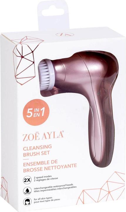 Actual product image Zoë Ayla 5 in 1 Electric Facial Cleansing Set